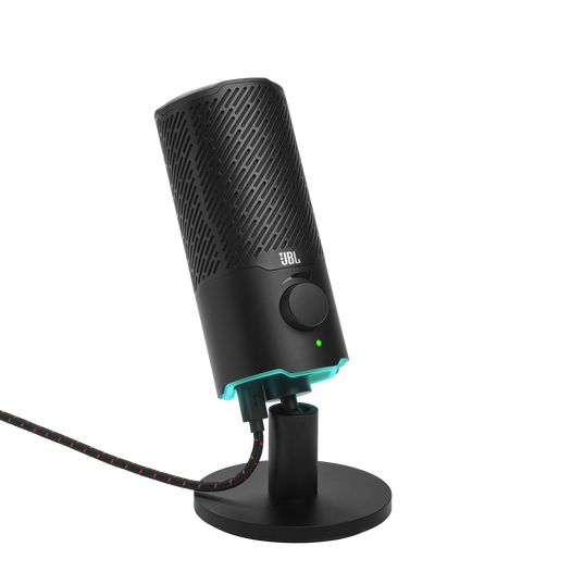 JBL Quantum Stream - Black - Dual pattern premium USB microphone for streaming, recording and gaming - Detailshot 1